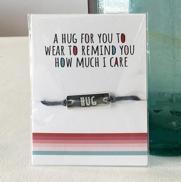 A Hug for you to wear Coral and Mint